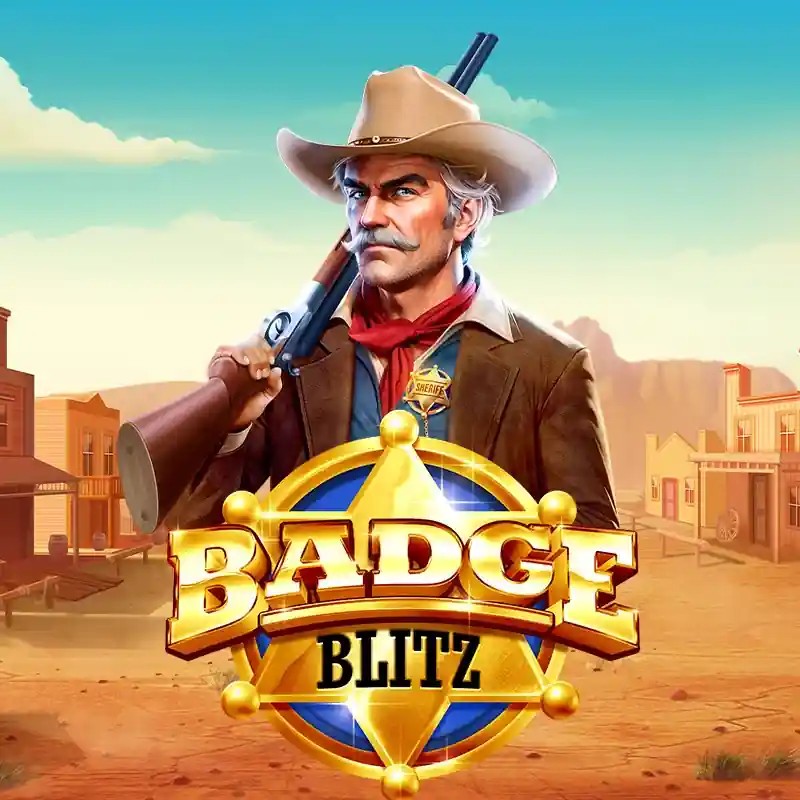 Slots logo of Badge Blitz from Pragmatic Play at Kaahaus Casino