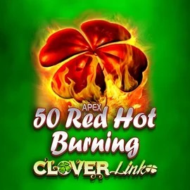 50 Red Hot Burning Clover Links logo by Novomatic at Kaahaus Casino