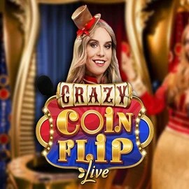 Official Live Casino logo: Crazy Coin Flip by Evolution at Kaahaus Casino
