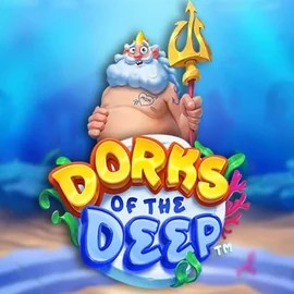 Dorks of the Deep logo by Hacksaw Gaming Kaahaus Casino