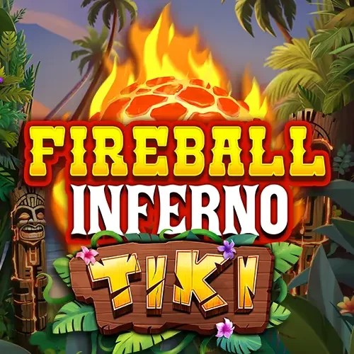 Fireball Inferno Tiki logo by NetEnt at Kaahaus Casino