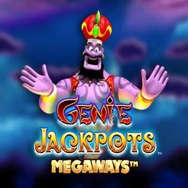 Genie Jackpots Megaways slot visual from Blueprint Gaming available on kaahauscasinos.com