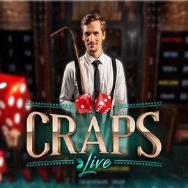 Live Craps slot logo by Evolution at Kaahaus Casino