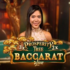 Prosperity Tree Baccarat online game logo by Evolution on kaahauscasinos.com