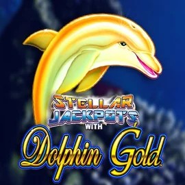Official Jackpots logo: Dolphin Gold with Stellar Jackpots by Lightning Box Game at Kaahaus Casino