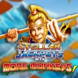 Stellar Jackpots with More Monkeys casino game by Lightning Box Game – featured logo at Kaahaus Casino