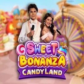 Sweet Bonanza Candy Land Live online game logo by Pragmatic Play on kaahauscasinos.com