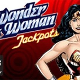 Wonder Woman Jackpots by Amaya, showcased at kaahauscasinos.com – game logo